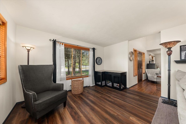16503 N Mockingbird Ln, Nine Mile Falls, WA 99026 - living area with wood finished floors