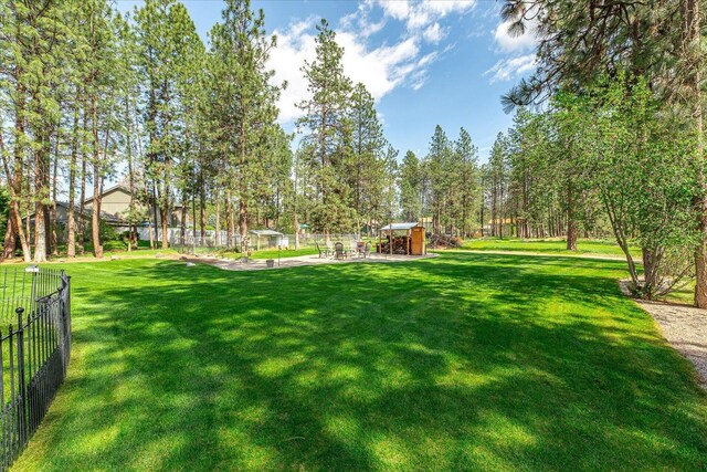 16503 N Mockingbird Ln, Nine Mile Falls, WA 99026 - view of yard with fence