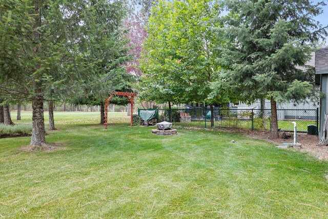 420 Palmer Ln, Chewelah, WA 99109 - view of yard featuring fence