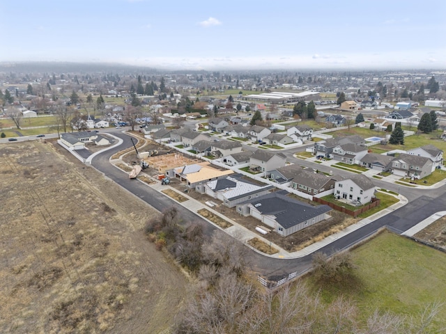drone / aerial view featuring a residential view