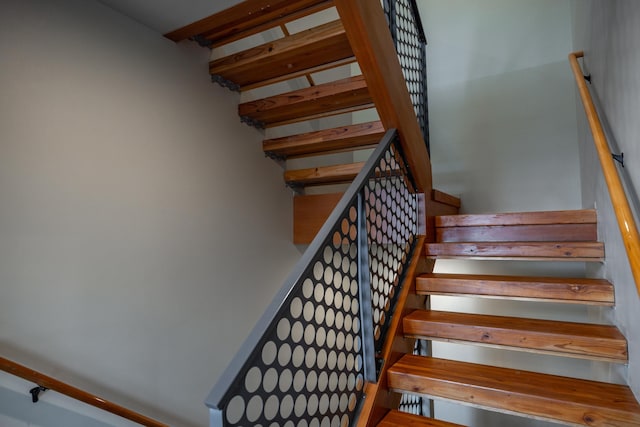view of stairs