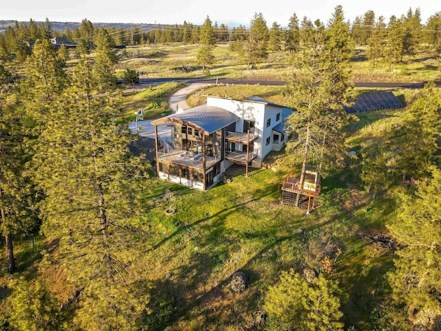 aerial view