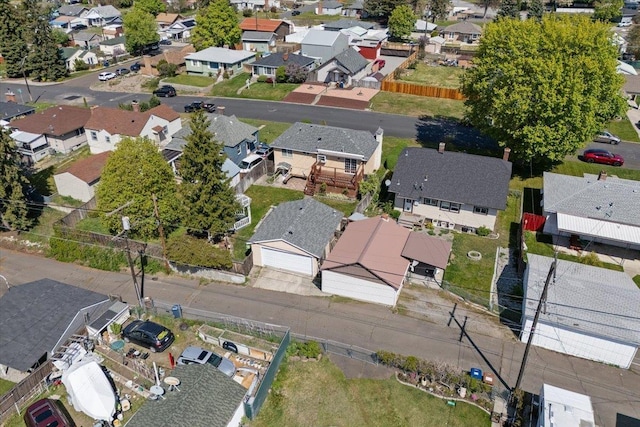 birds eye view of property featuring a residential view