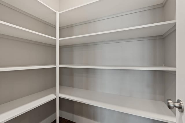 view of storage area