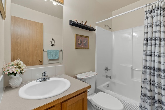 19322 E Indiana Ave, Greenacres, WA 99016 - full bath featuring vanity, toilet, and shower / bath combination with curtain