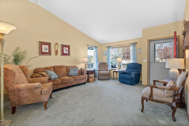 19322 E Indiana Ave, Greenacres, WA 99016 - carpeted living area with high vaulted ceiling