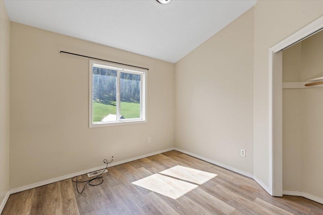 42480 N State Route 25th Hwy, Davenport, WA 99122 - unfurnished bedroom featuring wood finished floors and baseboards