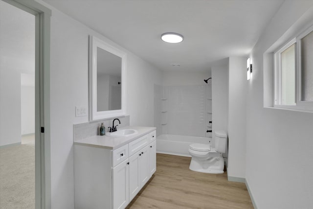 1801 W Sharp Ave, Spokane, WA 99201 - full bathroom with vanity, shower / bathtub combination, and wood finished floors