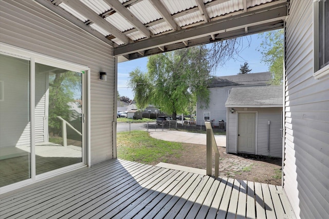 1801 W Sharp Ave, Spokane, WA 99201 - wooden terrace featuring a patio area