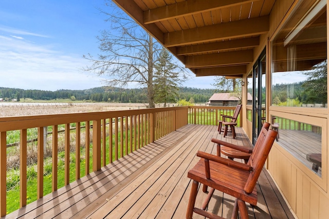 3247 Jumpoff Way, Valley, WA 99181 - view of wooden terrace