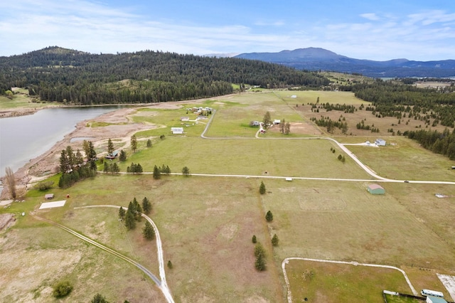 3247 Jumpoff Way, Valley, WA 99181 - aerial view with a water and mountain view, a rural view, and a forest view