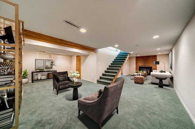 4023 W Hoffman Ave, Spokane, WA 99205 - interior space with stairs and visible vents