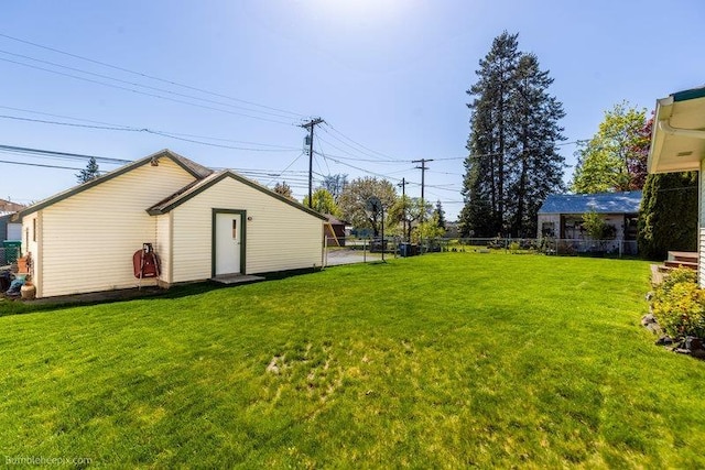 4023 W Hoffman Ave, Spokane, WA 99205 - view of yard with fence