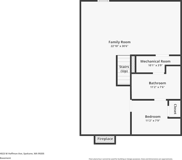 4023 W Hoffman Ave, Spokane, WA 99205 - view of layout