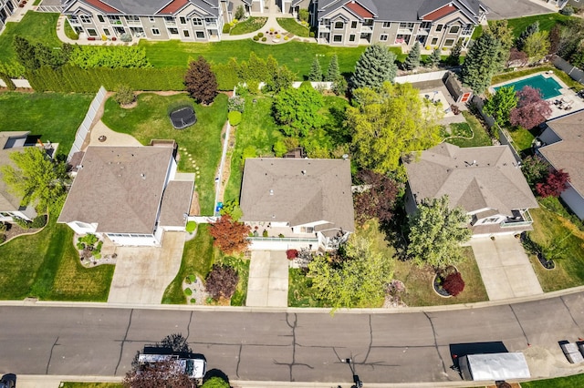 bird's eye view featuring a residential view