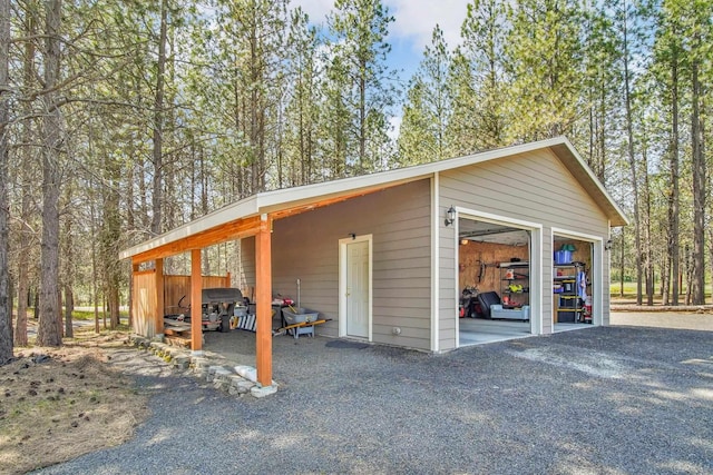 21724 N Perry Rd, Colbert, WA 99005 - garage with a detached garage