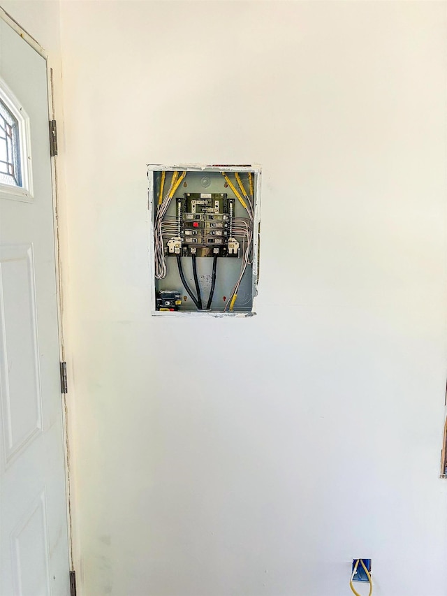 room details featuring electric panel