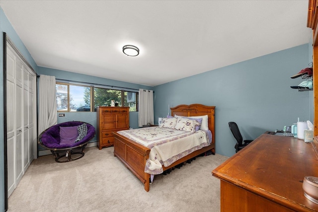 406 N Northridge Way, Fairfield, WA 99012 - bedroom with light carpet and a closet