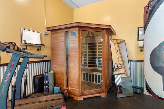 406 N Northridge Way, Fairfield, WA 99012 - view of sauna / steam room featuring finished concrete floors