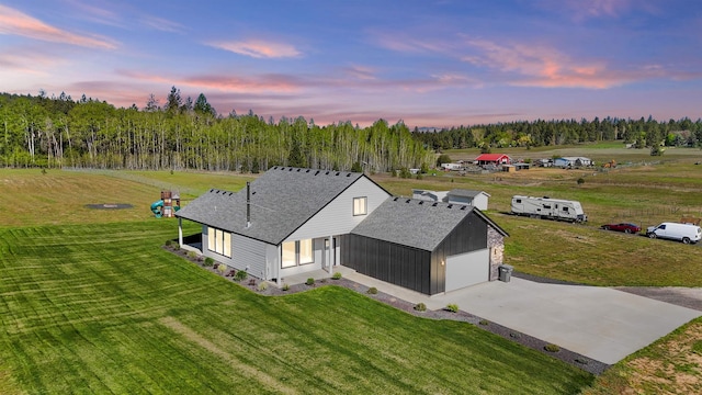 32715 N Elk Chattaroy Rd, Chattaroy, WA 99003 - aerial view of property and surrounding area