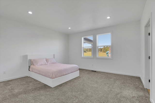 32715 N Elk Chattaroy Rd, Chattaroy, WA 99003 - carpeted bedroom featuring recessed lighting and baseboards