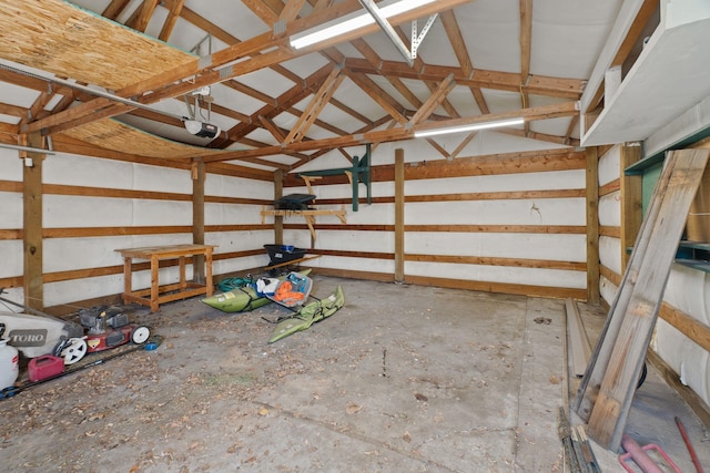 storage area with a garage