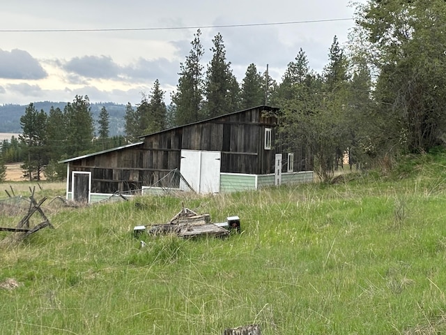 view of barn