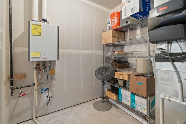 utilities with water heater