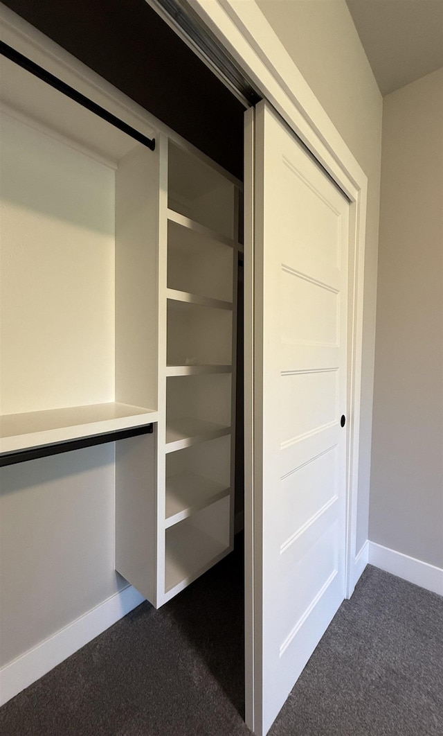 view of closet
