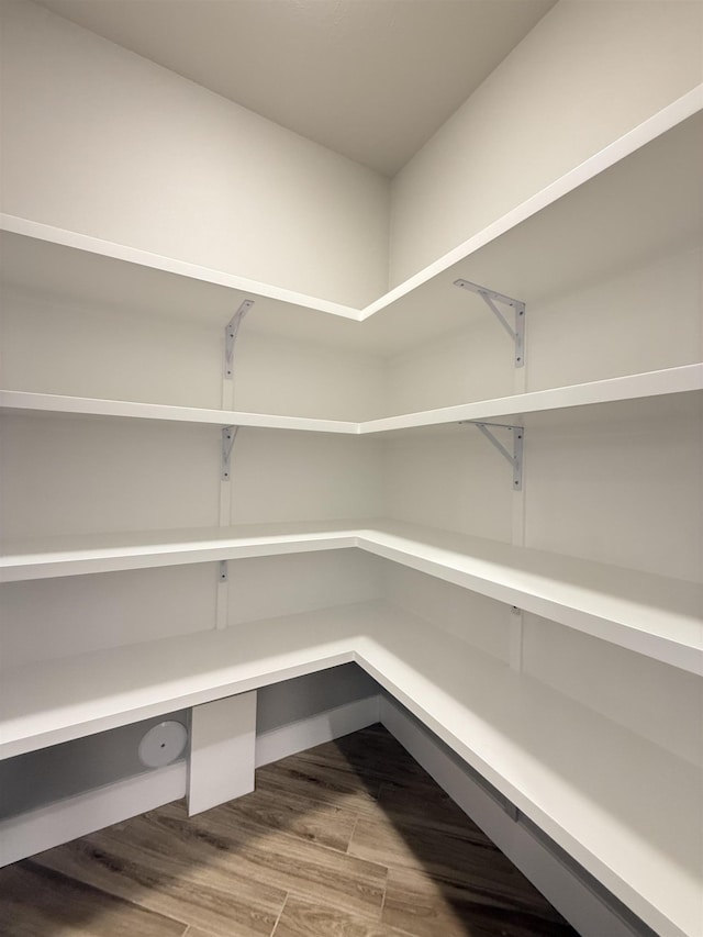 view of storage area