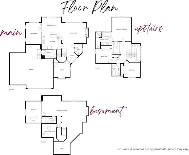 floor plan / room layout