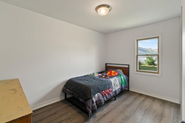 16813 E Valleyway Ave, Spokane Valley, WA 99037 - bedroom with wood finished floors and baseboards