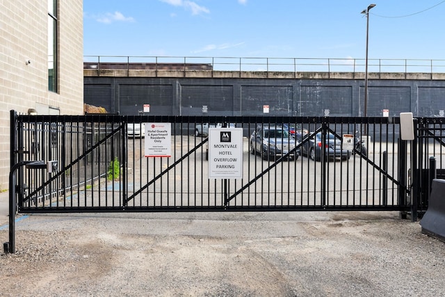 gate with fence