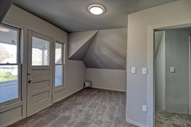 1121 W Knox Ave, Spokane, WA 99205 - bonus room with carpet flooring, lofted ceiling, and baseboards