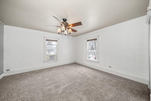 1207 E Wabash Ave, Spokane, WA 99207 - spare room featuring plenty of natural light, ceiling fan, and light carpet
