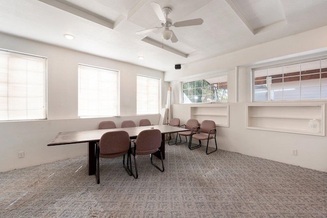 1725 N Park Rd, Spokane Valley, WA 99212 - carpeted dining area featuring ceiling fan