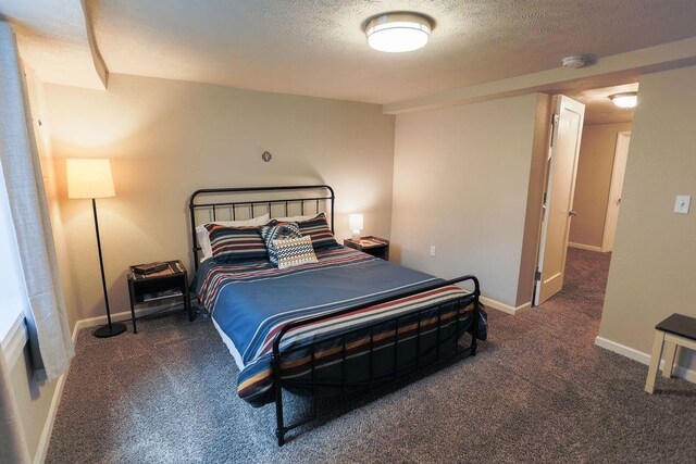 2804 W Crown Ave, Spokane, WA 99205 - bedroom featuring carpet flooring, a textured ceiling, and baseboards