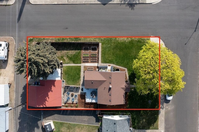 2804 W Crown Ave, Spokane, WA 99205 - aerial view of property's location with property boundaries highlighted