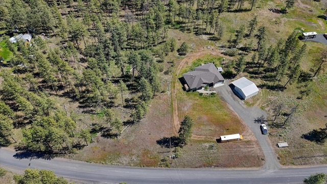 aerial overview of property's location featuring rural landscape