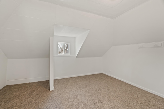 1018 E Broad Ave, Spokane, WA 99207 - bonus room featuring carpet, lofted ceiling, and baseboards