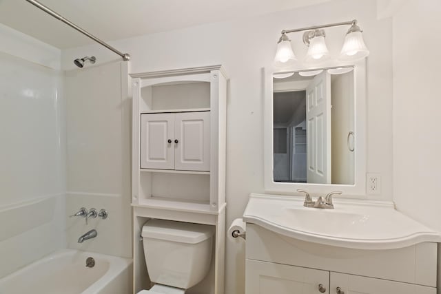 1018 E Broad Ave, Spokane, WA 99207 - bathroom featuring toilet, vanity, and  shower combination