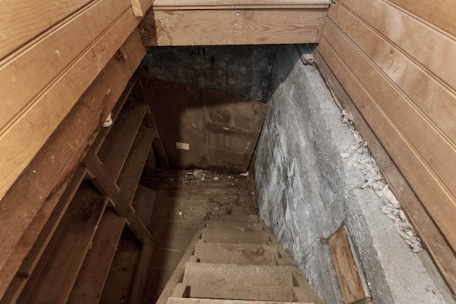 view of staircase