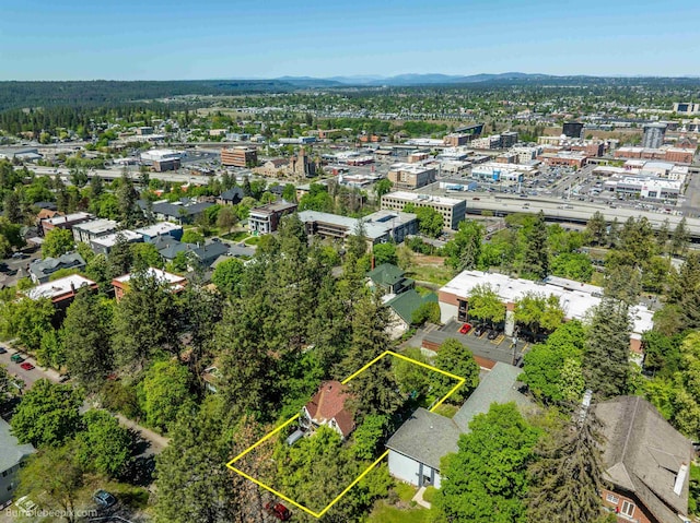 1114 W 7th Ave, Spokane, WA 99204 - view of property location featuring property boundaries highlighted and a mountain backdrop
