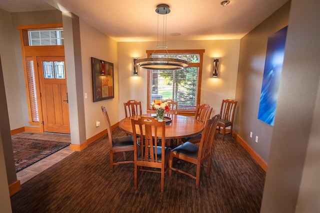 21621 N Lang Ln, Chattaroy, WA 99003 - dining room featuring baseboards