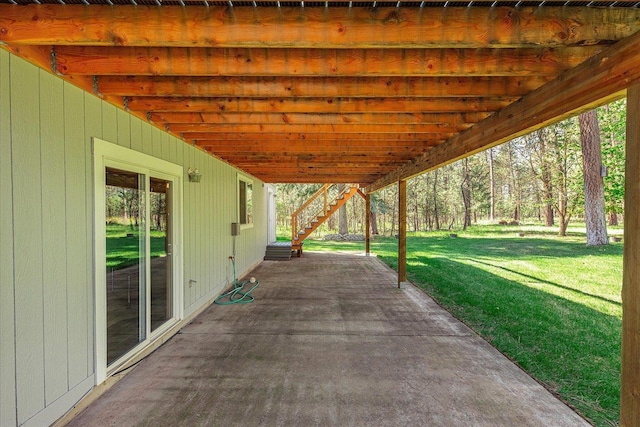 14512 N Dartford Dr, Spokane, WA 99208 - view of patio with stairway