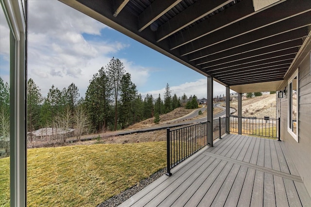 4243 W Tolliver Ct, Spokane, WA 99208 - deck with a lawn