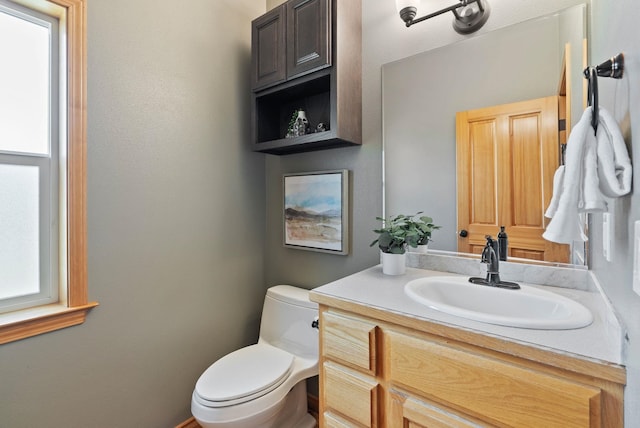 18707 E Terrapin Ln, Otis Orchards, WA 99027 - half bathroom featuring toilet and vanity