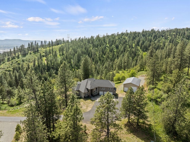 18707 E Terrapin Ln, Otis Orchards, WA 99027 - view from above of property featuring a forest