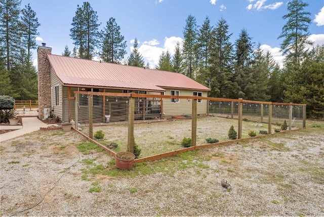 view of horse barn