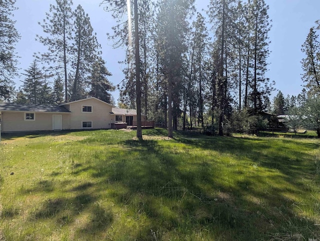 view of yard